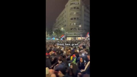 Peaceful SILENT PROTEST Abruptly Shattered by Terrifying ENERGY WEAPON Blast in Belgrade, Serbia