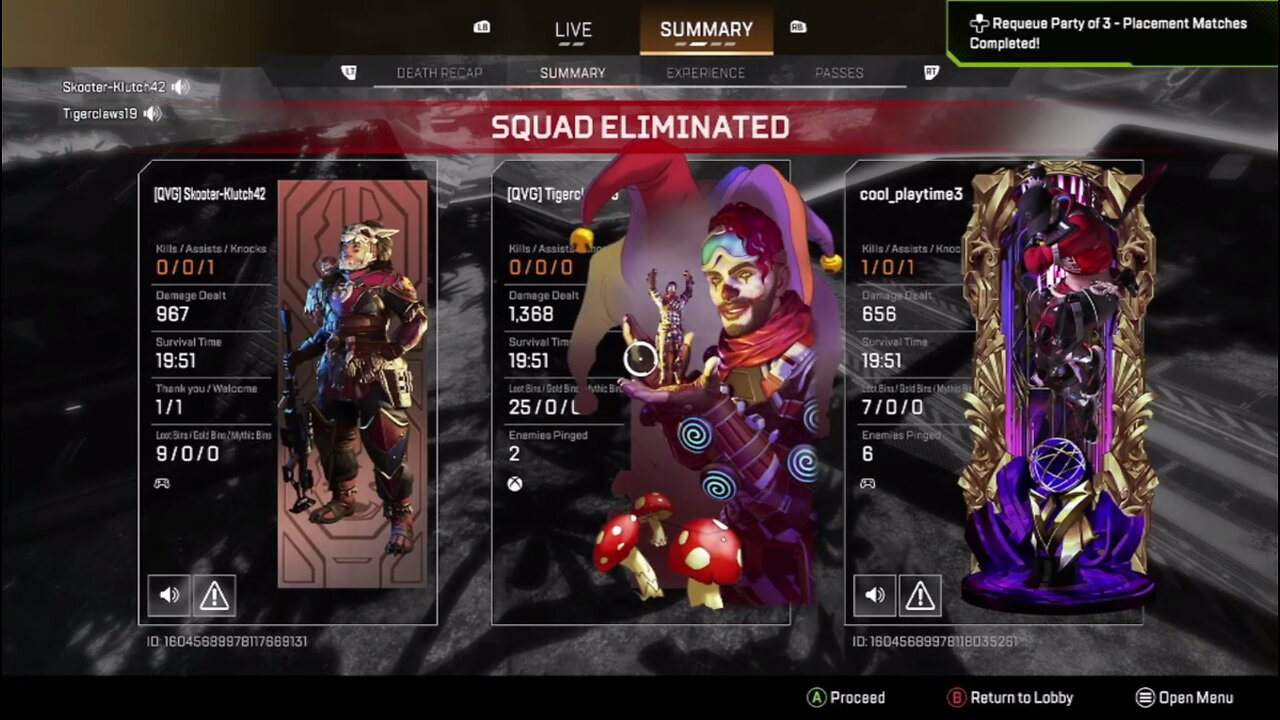 Couldn't get any eliminations with ⁨@gamerax8588⁩