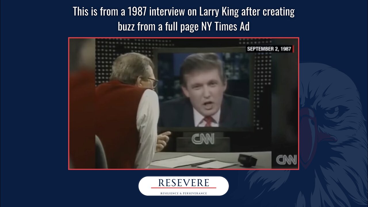 Trump from 1987 & Pelosi from 1996 on Tariffs