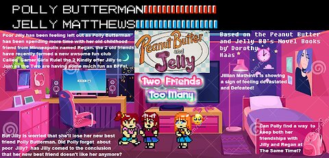 Peanut Butter & Jelly Vol 8 - Two friends too many [River City Ransom Style Fan Made Sprite Custom Wallpaper]