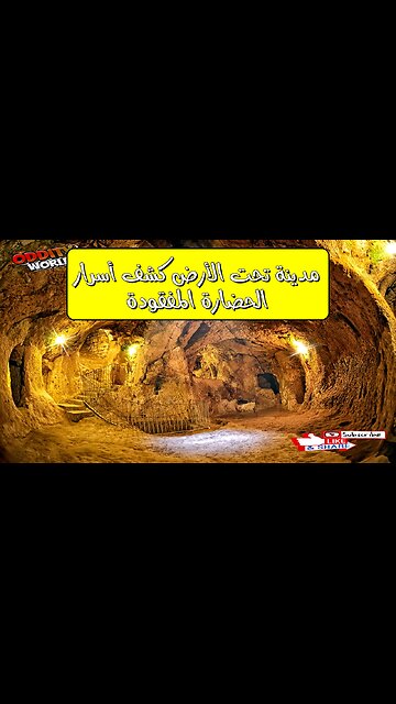 مدينة تحت الأرض: كشف أسرار الحضارة المفقودة ! #تاريخ #غموض #اكتشاف