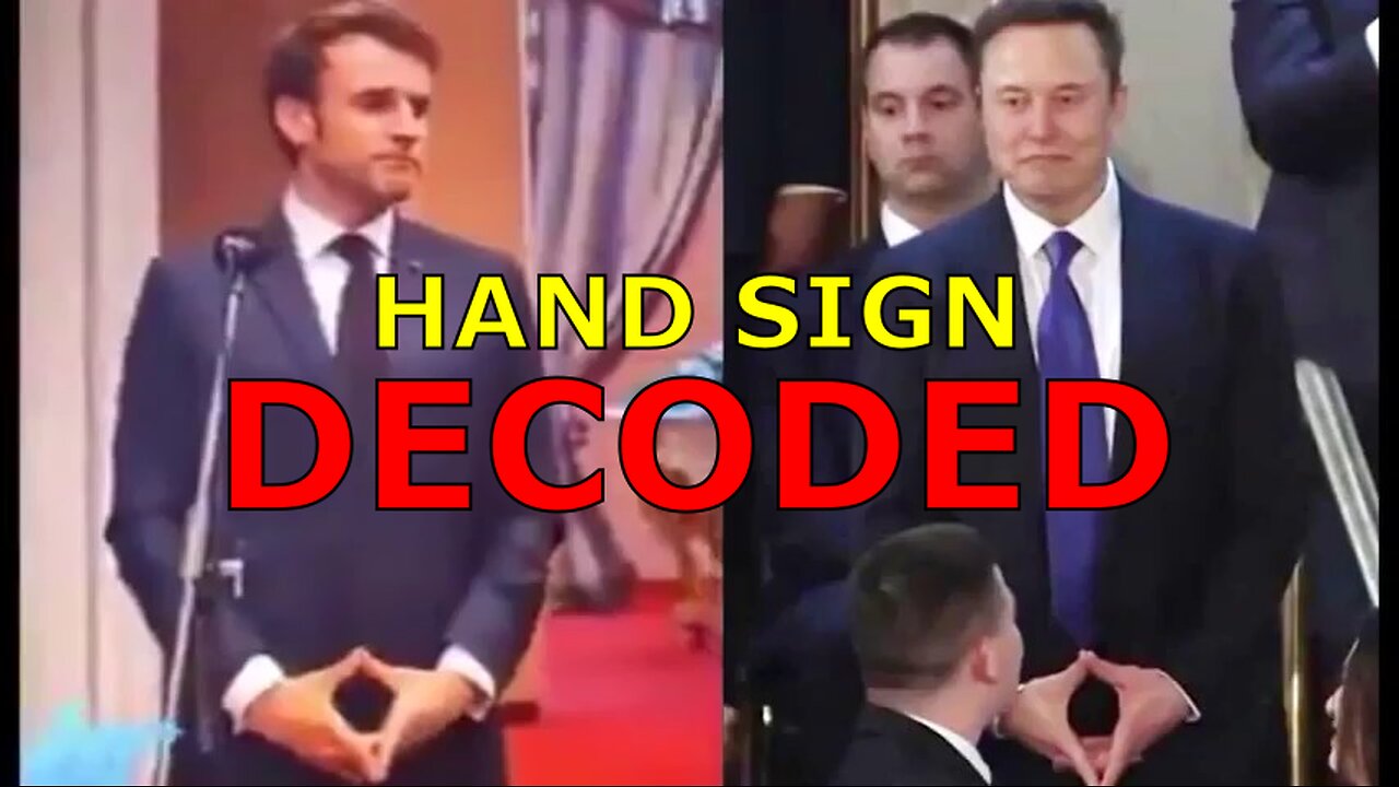 Elon Musk and Emmanuel Macron Caught Showing Their Allegiance to the NWO, Moon-Landing-Faking Cabal