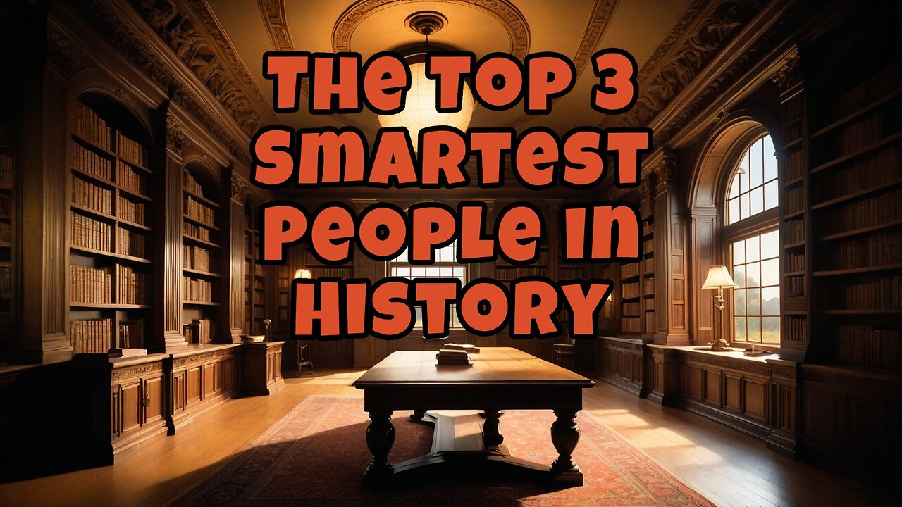 The Top 3 Smartest People in History