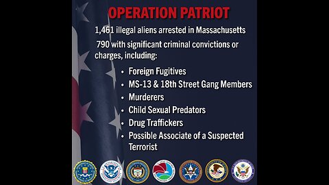 Operation Patriot, A MultiAgency Raid In Sanctuary New England!! Almost 1500 Arrests. DEPODcast Ep31