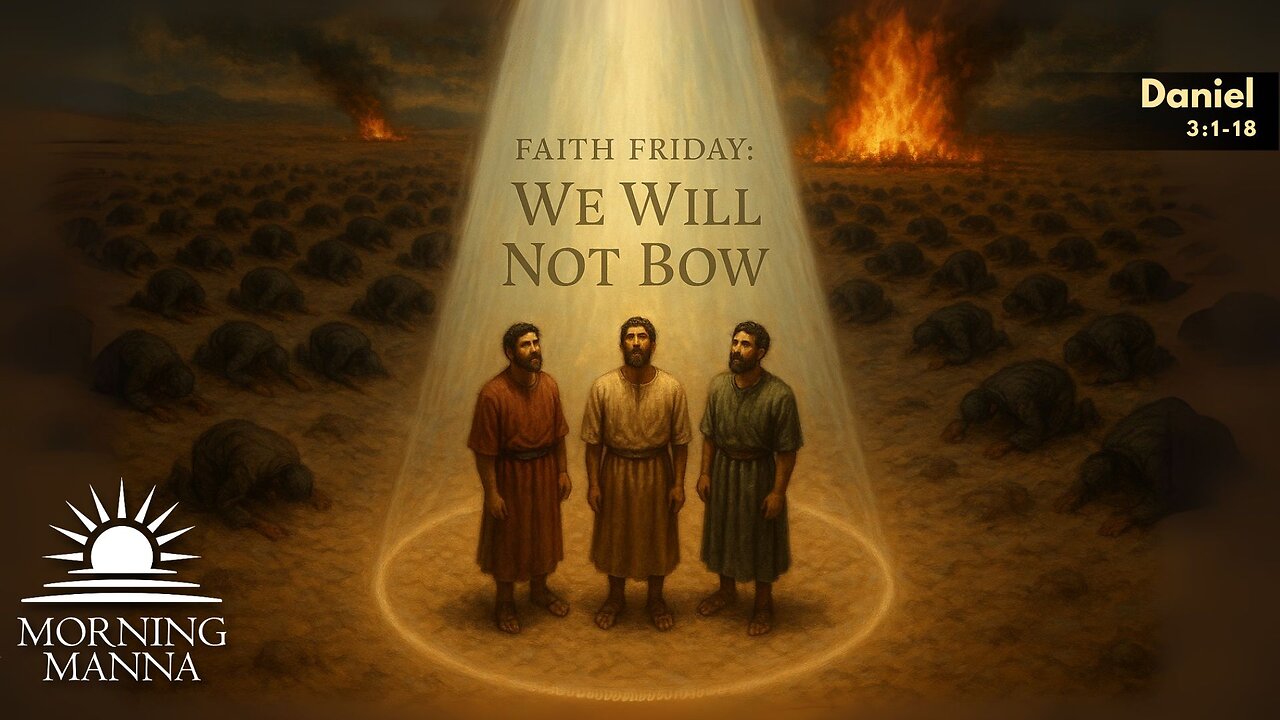 Morning Manna - June 27, 2025 - Daniel 3:1-18 - Faith Friday: We Will Not Bow