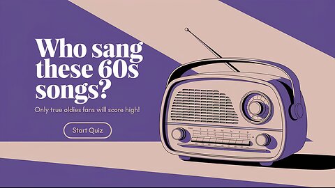 Who Sang These 60s Songs?