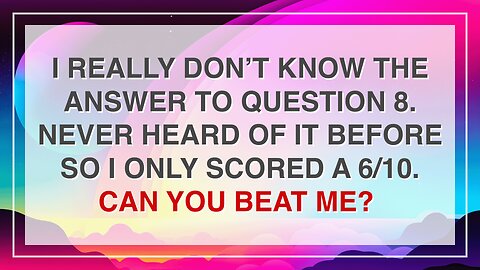 General Knowledge Quiz