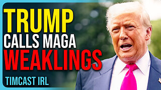 Trump GOES OFF On Supporters, Calls Them WEAKLINGS Over Epstein Files