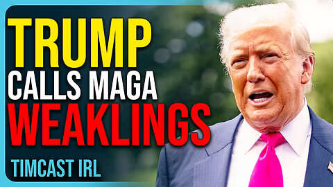 Trump GOES OFF On Supporters, Calls Them WEAKLINGS Over Epstein Files