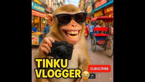 Tinku Vlogger 🐵📸 | Dilli Ki Galiyaan Aur Full Masti 😂🔥