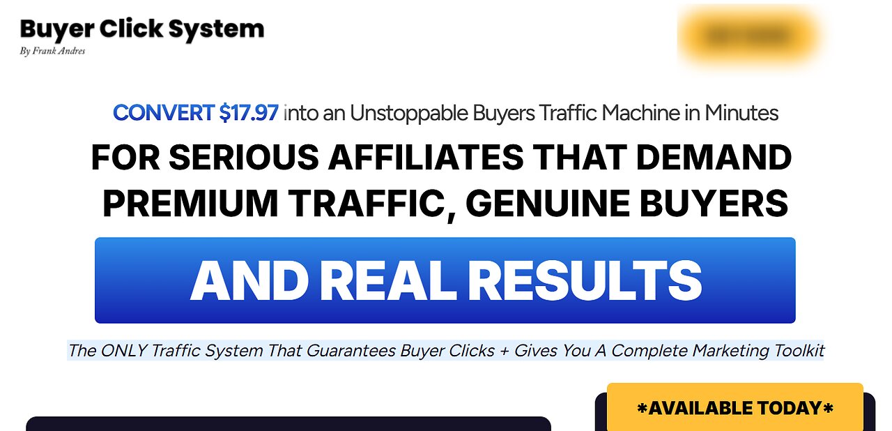 BUYER CLICK SYSTEM: Unlock 1,000 Clicks from Verified Buyers and $250K in Tools and Prizes!