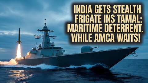 India Gets Stealth Frigate INS Tamal: Maritime Deterrent While AMCA Waits