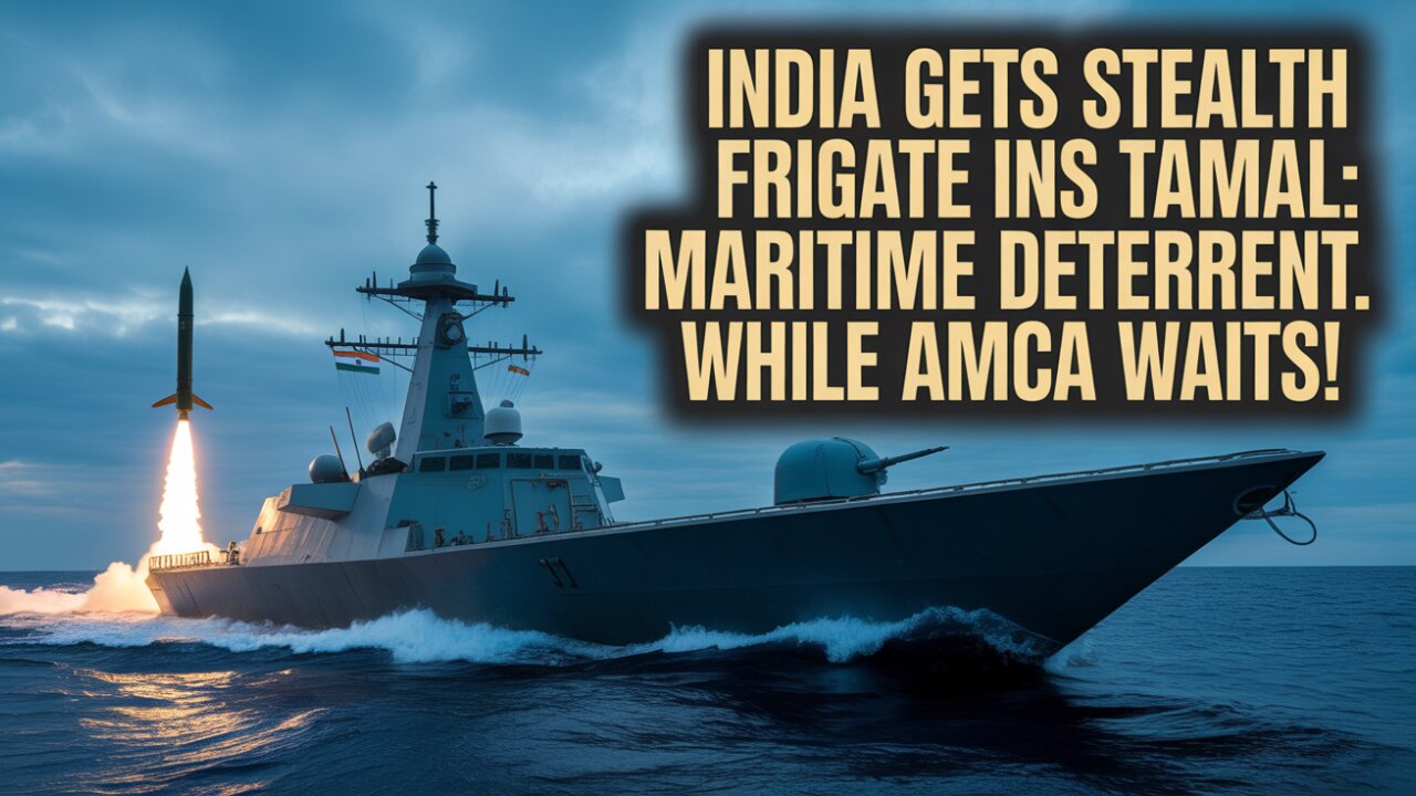 India Gets Stealth Frigate INS Tamal: Maritime Deterrent While AMCA Waits