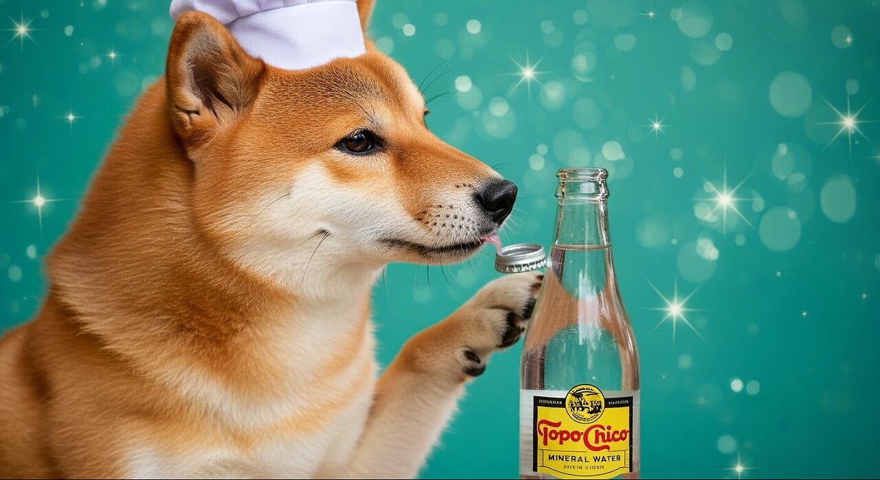 The Bear Opens a Topo Chico Bottle
