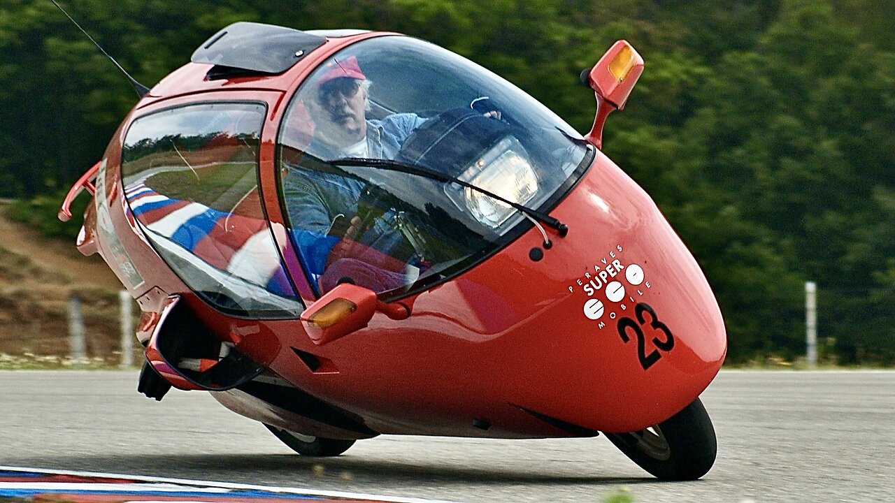 World's Safest Motorcycle - Powerful EV - Fully Enclosed for Long Distance Travel - The Monoracer