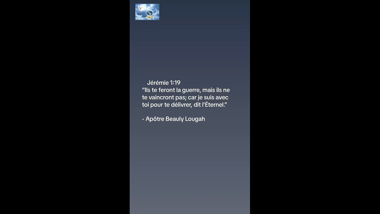 Jeremie 1:19