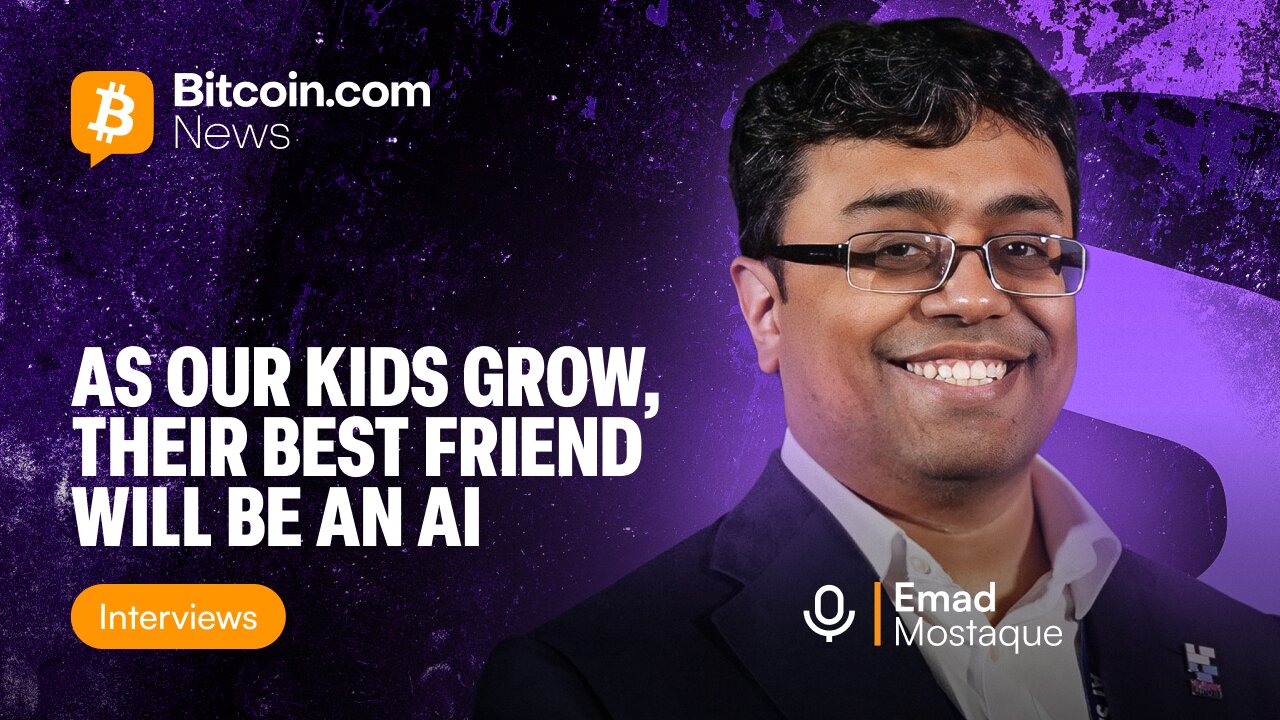 "As our kids grow, their best friend will be an AI."