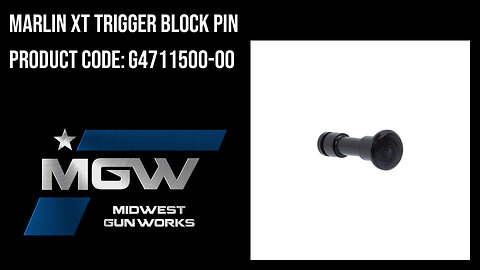 Marlin XT Trigger Block Pin - G4711500-00