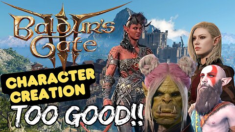 Baldur's Gate 3 Character Creator is TOO GOOD!!