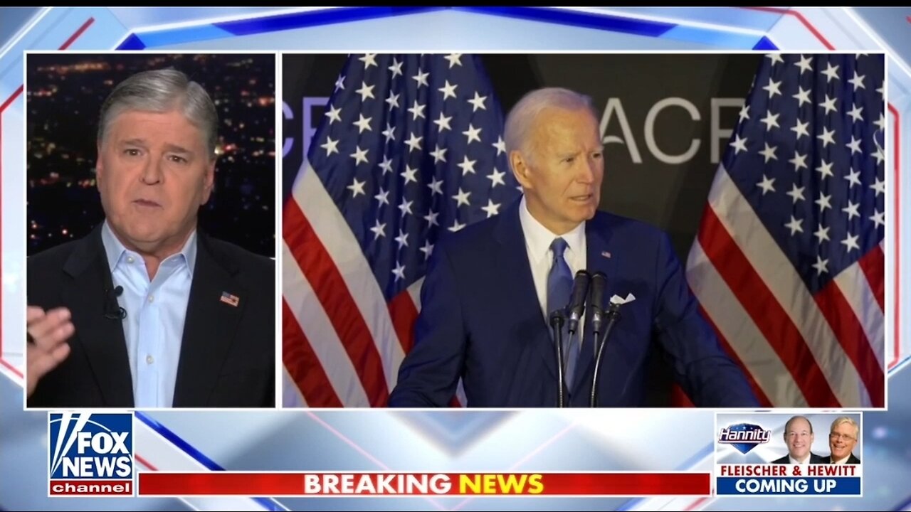 Hannity: Trump Is Working Hard To Clean Up Biden's Mess
