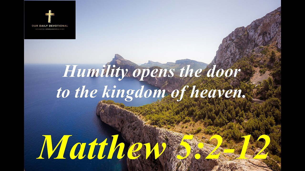 Matthew 5:2-12, Jesus speaks to those who are often overlooked or misunderstood in society.