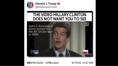Hot damn! Trump Posted Video Suggesting Hillary had JFK Jr & Seth Rich killed and...