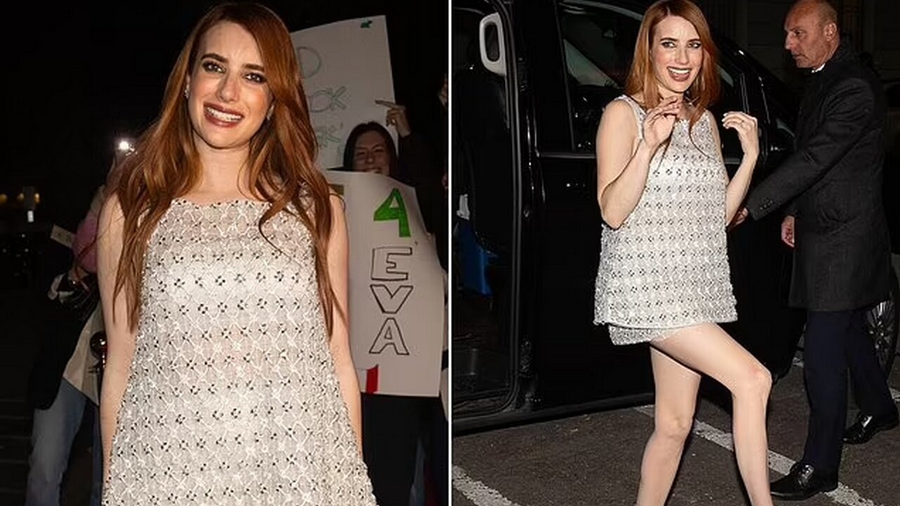 Emma Roberts Glows in Italy Look