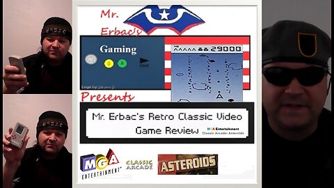 Mr. Erbac's Retro Classic Video Game Review - MGA Entertainment Classic Arcade: Asteroids