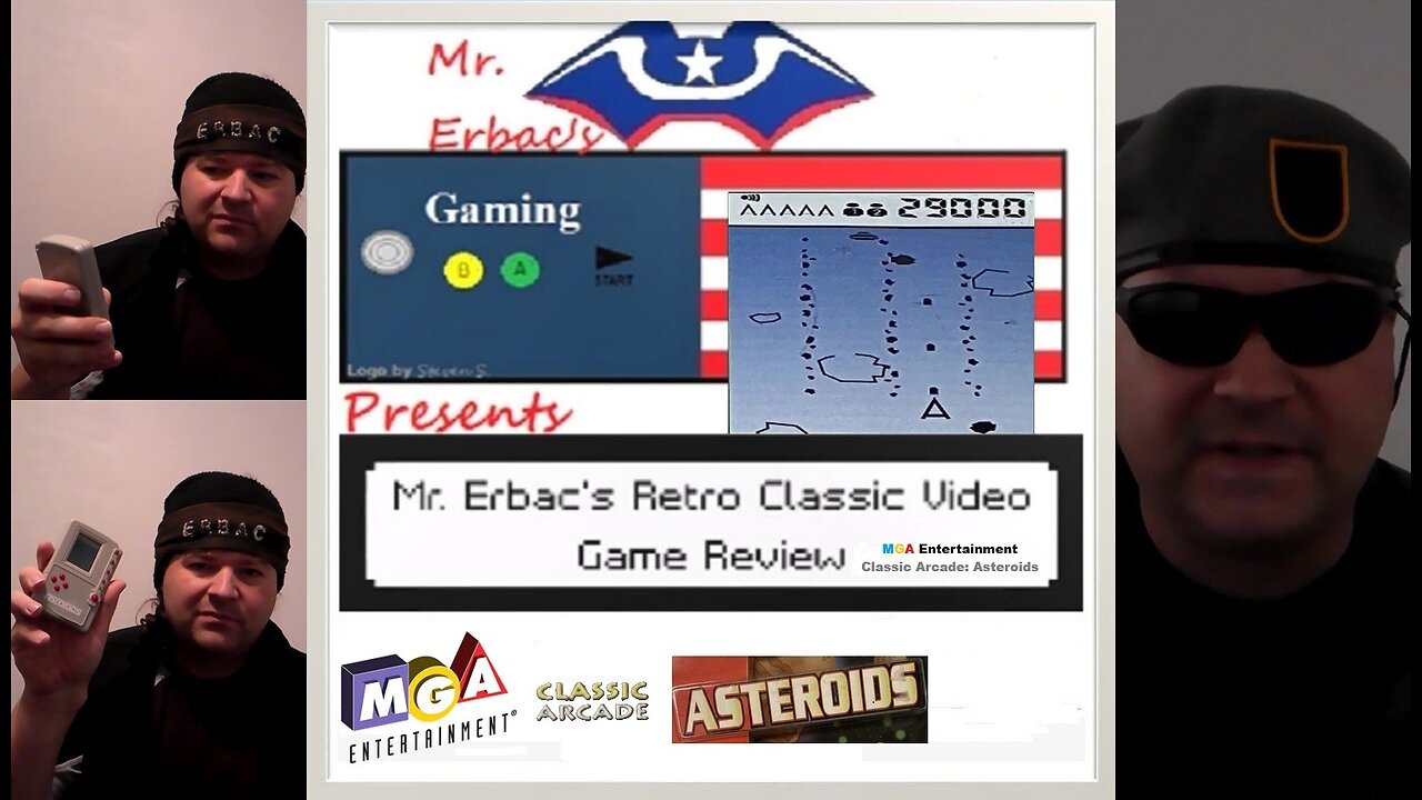 Mr. Erbac's Retro Classic Video Game Review - MGA Entertainment Classic Arcade: Asteroids