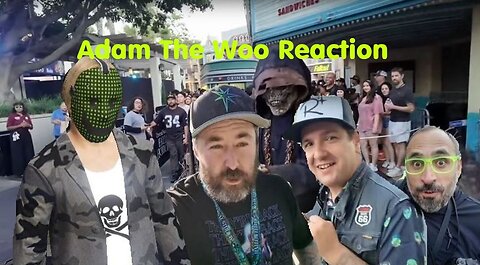 Adam The Woo Reaction - Halloween Horror Nights Hollywood - Opening Night - 2025