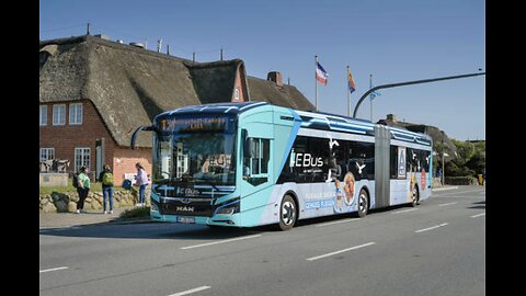 Bus, SVG Sylter Verkehrsgesellschaft, Kampen, Sylt, Schleswig-Holstein, Germany