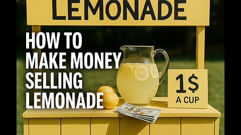 How to start your own lemonade business🔥🍋