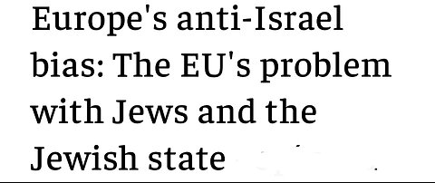 THE EU IS NEVER ON THE RIGHT SIDE OF ANYTHING!