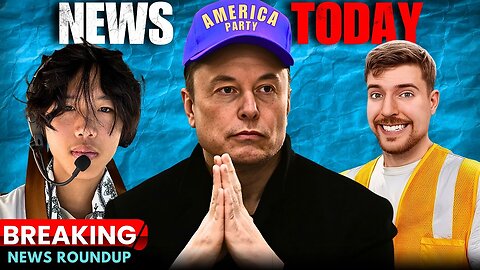 Elon Musk's Bold Move, MrBeast’s New Mission & Viral Gamer Drama! | Breaking News Today