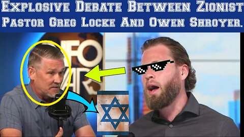 Explosive Debate Between Zionist Pastor Greg Locke And Owen Shroyer.