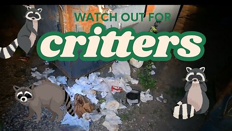 Watch out for critters!
