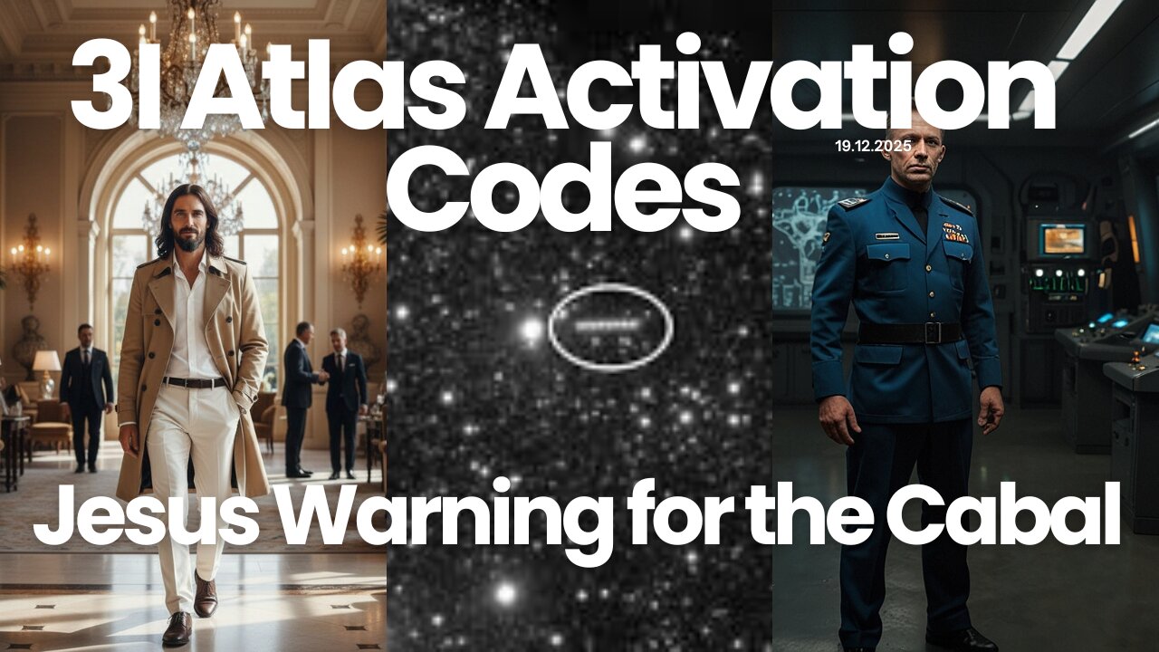 For the 1st Time: 3I Atlas Activation Code + Jesus Warning for the Cabal 19.12.2025