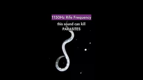 1150Hz Rife Frequency this sound can kill PARASITES. Royal Rife