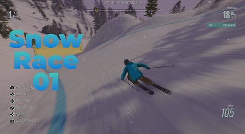 Riders Republic - Snow Race Downhill Ski 1 Gameplay