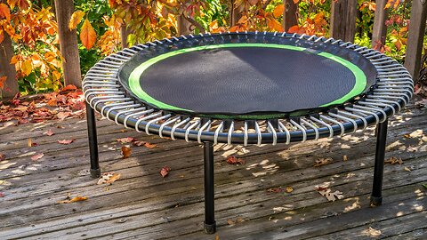 Rebounder (mini trampoline) as a mind-body-spirit healing tool.