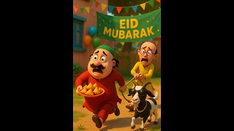 🌙 Motu Patlu Eid al-Adha Funny Cartoon 2025 | ঈদের স্পেশাল কার্টুন | 3D Animation Comedy Bangla