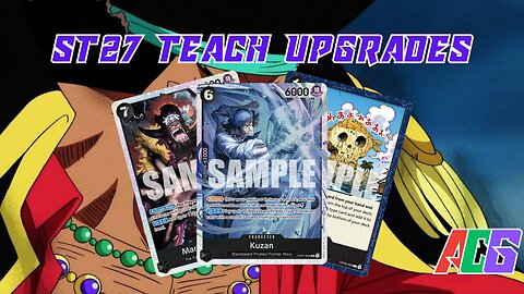 Starter Deck 27 Blackbeard | One Piece TCG | $30 Upgrades