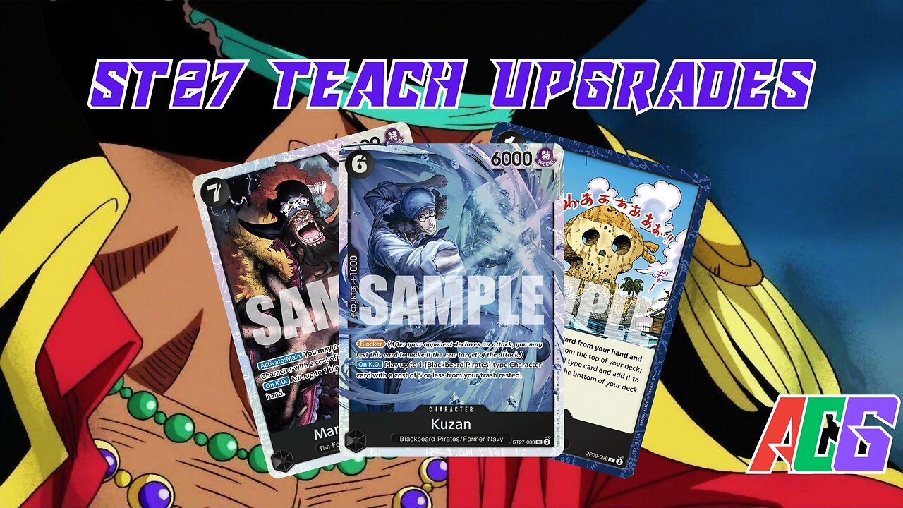 Starter Deck 27 Blackbeard | One Piece TCG | $30 Upgrades