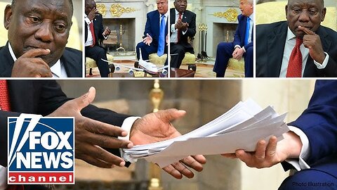 Trump Confronts South African President with Controversial 'White Genocide' Video