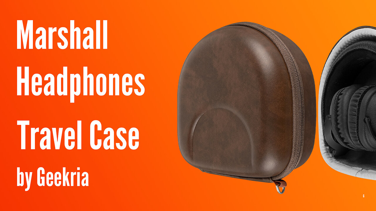 Marshall Over-Ear Headphones Travel Case, Hard Shell Headset Carrying Case | Geekria