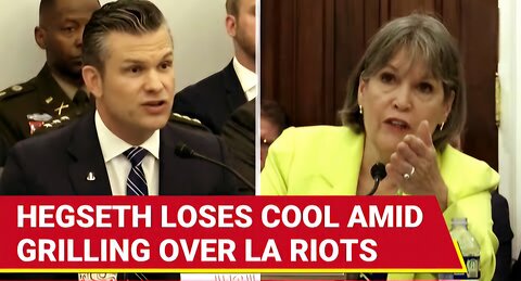 Pentagon Boss Hegseth s FIERY Response To US MARINES Deployment In LA STUNS Lawmaker