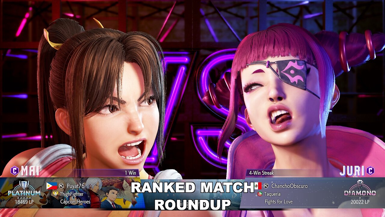 Kuya Kalbo SF6 Ranked Match Roundup. Mai Platinum Rank [Hori Fight Stick]