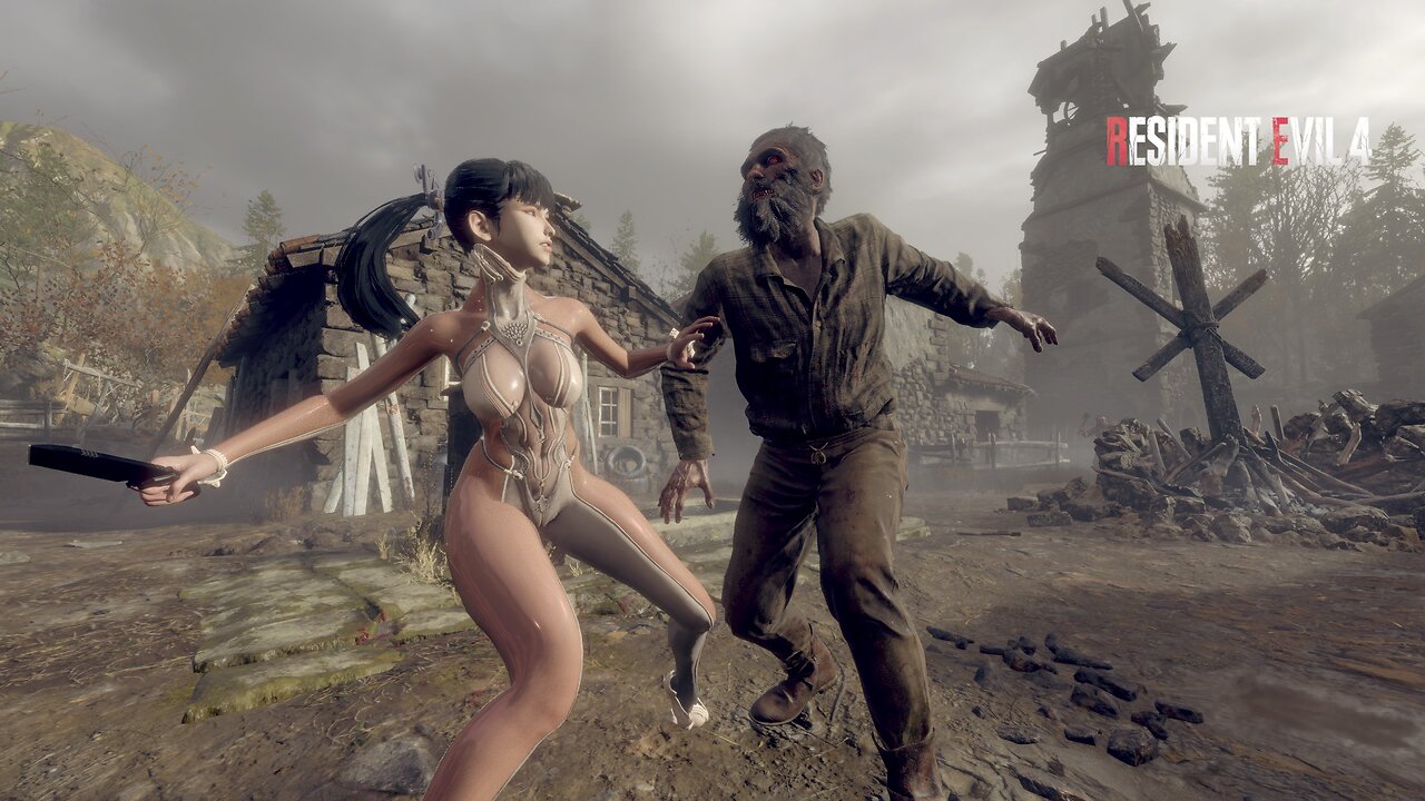 RE4 Remake - Stellar Blade Mod