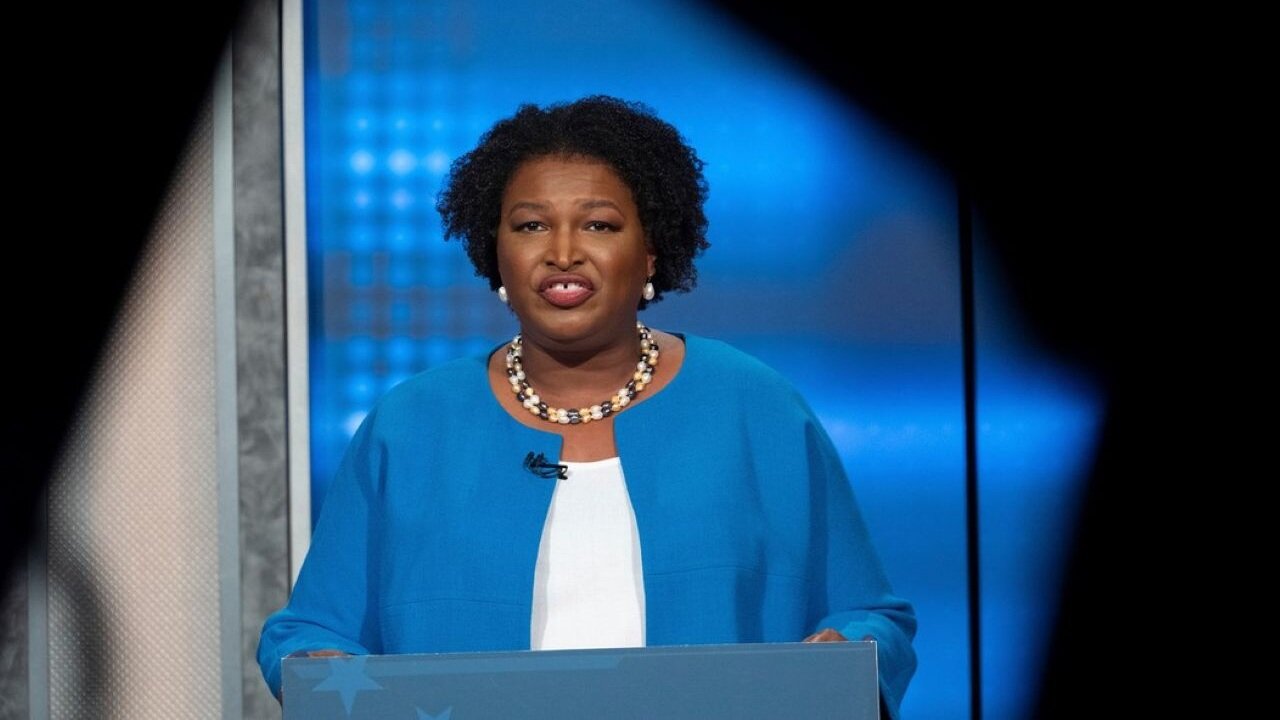 President Of United Earth Stacey Abrams Makes Bizarre Claim Ayatollah Trump Will End Elections