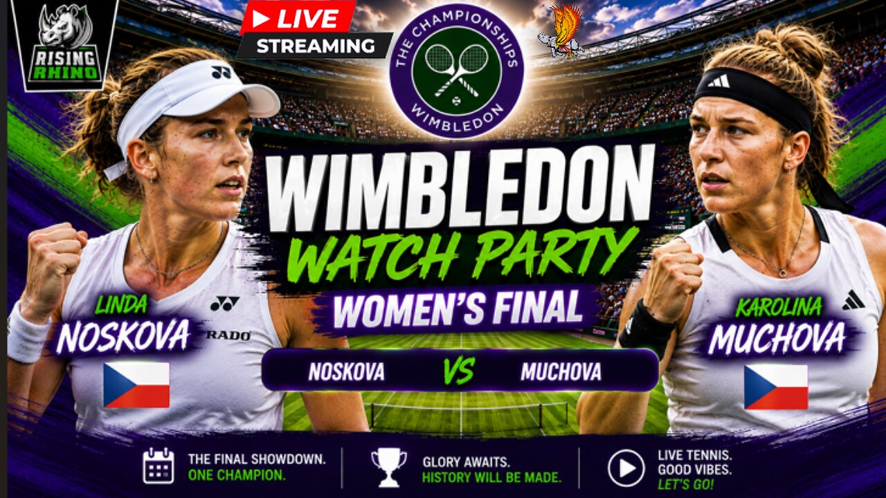 Wimbledon Women's Final: Muchova vs Noskova Watch Party
